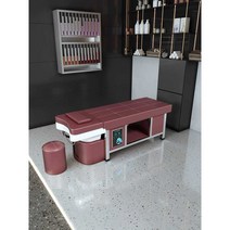 물리치료 물침대 한의원 경락 왁싱 테라피 왁싱 샴푸, 옐로우 + 세라믹 세면대 + 온수기