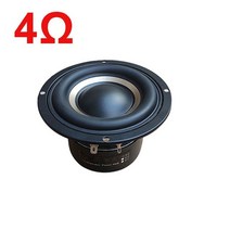 꾸미고 자동차 오디오 홈 시어터 DIY용 베이스 서브 우퍼 스피커 4 레이어 보이스 코일 100W 인치 4Ohm 8Ohm No.17680, 4Ohm Circular