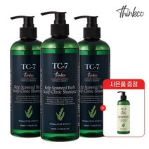 thinkco 띵코 TC-7 씨위드 다시마 허브 스칼프 클리닉 샴푸 500ml 3개+ 다시...