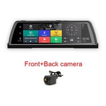 TV미러링 Anvolgo 새로운 10 "4 채널 미러 안드로이드 5.1 4CH 카메라 렌즈 자동차 DVR 4G ADAS 와이, 02 F and B camera_02 32G
