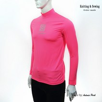 9컬러기획 꾸뛰리에 수제 맞춤 여름골프웨어 안토 남성골프티셔츠 아우터 겸 언더레이어 행운 골프이너웨어