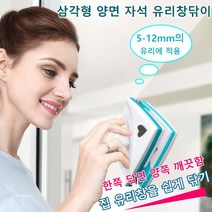 양면 유리창닦이 자석유리창닦이 창청소도구, 그레이 그린*2 + 블루화 이트*2