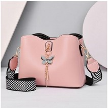 딩스다 나비 포인티드 여성 가죽 크로스백