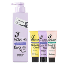 JJ 닥터그루트 제이몬스터즈 머스크 샴푸400ml + 75ml 3개
