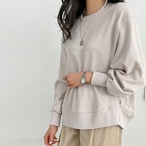 [드레스날다] 외출하는날 베이직 루즈핏 나그랑 가오리 맨투맨