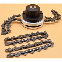 잔디깍는 손도구 기계 제초기 용품 유니버설 트리머 헤드 체인 Brushcutter 정원 잔디 트리머 잔디 깎는 기, 03 Trim head and chain