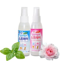리빙굿 정전기 방지 스프레이 허브5개+로즈5개 50ml, 1set
