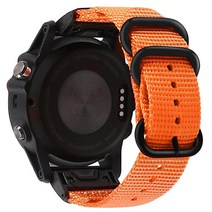 Zeit Diktator Garmin Fenix 7S/6S 프로/Fenix 5S/5S 플러스/Fenix 6S/Descent Mk2S와 호환되는 시계 밴드 20mm 시계 스트랩 퀵, 20mm_Orange