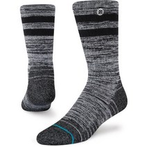 Stance 트레킹용품 스탠스 캠퍼 울 등산 양말, S, Black
