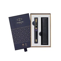 파커 볼펜 가죽 케이스 세트 소넷 매트 블랙 GT 1950876GB