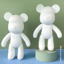 인형미술놀이 아트토이 베어브릭 피규어 페인팅 아트토이 대형 저금통형, i. 기본형 대형 32cm