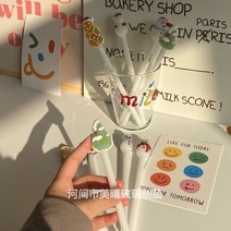 홀리졸리무드 겨울 시즌 글라스 음료 스틱 눈사람 머들러, 트리