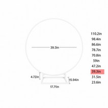 웨딩아치 장미아치 정원꾸미기국가 웨딩 장식 풍선 서클 생일 아치 지원 키트 활 스탠드 파티, 28 White square base1m