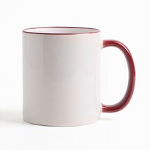 COLOR 포인트 머그컵 갈색 330ml 1P 보온보냉병/보온물병/보냉물병/유리텀블러/유리머그컵