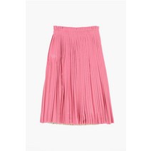 Maison Margiela MM6 DRAWSTRNG 웨이스트 FAUX 레더 ACCORDION 스커트 M60007 MM002 M6301