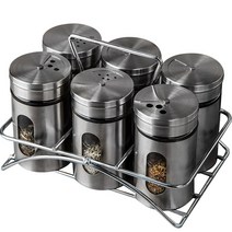 인블룸 스텐 양념통 100ml x 6p + 거치대 세트, 3세트
