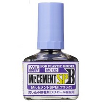 군제 MC132 SPB 무수지 접착제 슈퍼파워 블랙 40ml 건담 건프라 프라모델용