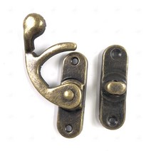 DIY 가방 상자 잠금쇠 엔틱 수납장 걸고리_53x63mm