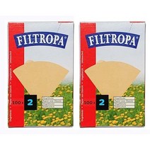 필트로파 천연펄프 커피여과지 #2 2-5인용 100매X2