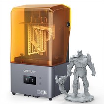 Creality 3D 공식 HALOT-ONE (CL-60) 레진 프린터 정밀한 통합 광원 Wi-Fi 제어 및 빠른 인쇄 이중 냉각 필터링 시스템 상자에서 꺼내서 조립 115, Orange