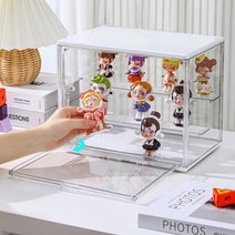 아크릴 피규어 장식장 진열장 레고보관함 건담 프라모델 케이스, 전체투명, 1개
