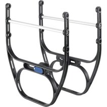 Thule 팩 앤 페달 사이드 프레임 투어랙 자전거 페니어 거치대 짐받이, 블랙