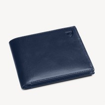 아스피날오브런던 8 Card Billfold Wallet 가죽카드지갑 네이비