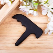 본연 물소뿔 괄사 마사지 지압봉 옥괄사 괄사도구 모음, 33)스톤지압 1호, 1개