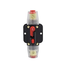 자동차부품자동 리셋 DC 12-42V 해양 보트 요트 RV 전원 보험 스위치가있는 30-150a 회로 차단기 오디오 퓨, 01 30A