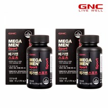 [GNC] 메가맨 스포츠 (90정) 45일분 x 2병, 단품, 단품