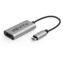모니터연결잭 USB C타입 to HDMI 젠더 4K UHD 노트북 TV 모니터 출력 컨버터 NEXT-2231TCH
