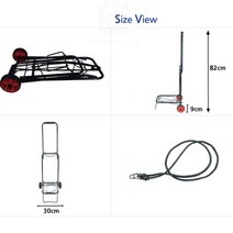 손수레 카트 핸드캐리어 접이식 시장바구니 카트 장보기 바퀴가방 소형 네모 핸드카트 구르마 큰가방 마트가방