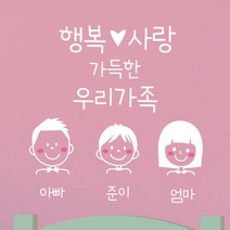 로하스데코 가족이니셜스티커, 04.가족이니셜02(대형)