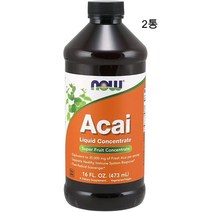 나우푸드 아사이베리 원액 473ml 2통 64회분 Acai