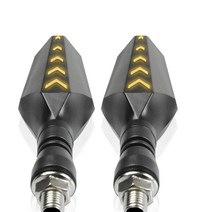 2PCS 오토바이 차례 신호 유니버설 LED IP68 미등 혼다 실버 윙 GT 400 600 ST1300 A TRANSALP, 03 gold