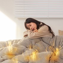 자가발열토퍼 양털이불 캠핑용토퍼 기절토퍼