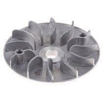 shangren GY6 125cc 150cc 엔진 스쿠터 Moped Go Kart 용 Variator Drive Face Fan, 113mm, 금속, 실버