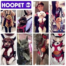 HOOPET 강아지 프론트백 앞가방 강아지띠 슬링백, 베이지
