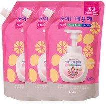 아이깨끗해 핸드워시 레몬 600ml, 12개