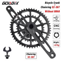 mtb road 체인 체인가드 체인링크 스프리킷 초경량 도로 셋 산악자전거 체인, 170mm, 크랭크 52-36t
