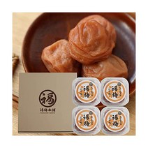 장아찌 일본 우메보시 후쿠우메 본점 기슈 난코우메 (와카야마현산) 가정용 시라우메 (염분 20%) 산지 직송 소금만으로 절인 시큼한 (250g), 1000g (250g×4포장 상자 포장), 1개, 250g