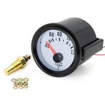 유면계 유량계 AD 2 "52mm 블루 LED 자동차 게이지 오일 압력 게이지 PSI 바 터보 부스트 게이지 12, 04 Water Temp Gauge
