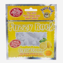 Fuzzy Rocks 퍼지락 크리스탈 자일리톨 캔디 레몬 40gX4개, 40g, 4개