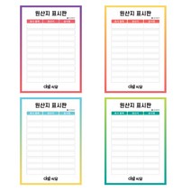 AHAM 원산지표지판 A3 자석부착형 판넬형 방수코팅 썼다지웠다 가능 보드마카포함, 1개, 자석형