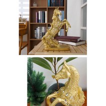고기집 개업선물 번창하는 황금말 장식 풍수지리 돈복
