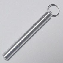 공구함세트휴대용 금속 알약 병 컨테이너 알루미늄 홀더 키 체인 의학 포장 상자 저장 작은 도매