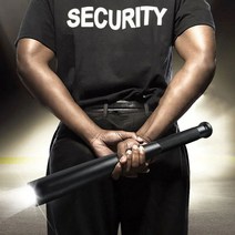 야구배트 LED랜턴 호신용 후레쉬 곤봉 경비 경찰 순찰, 랜턴및 배터리 충전기세트