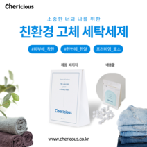 [체리셔스] 착한성분 친환경 효소 고체 타블렛 세탁세제 (기본형), 1개