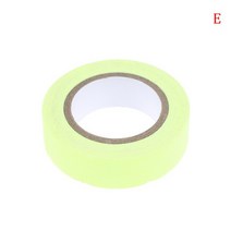 견고한 6개/대 UV Gaffer 형광 테이프 Blacklight 어두운 반응 광선 네온 헝겊 경고 단계 홈 장식, 04 1PC  style 2
