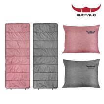 버팔로 로다쿠션침낭 캠핑 침낭 캠핑용품 백패킹, 로다쿠션침낭[그레이]